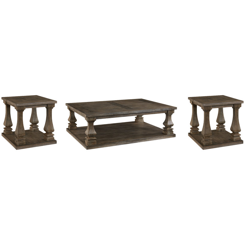 Signature Design by Ashley Johnelle 3 Piece Coffee Table Set & Reviews